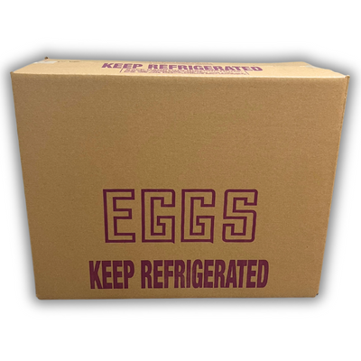 15-Dozen Vintage Egg Carton Shipping Case front view