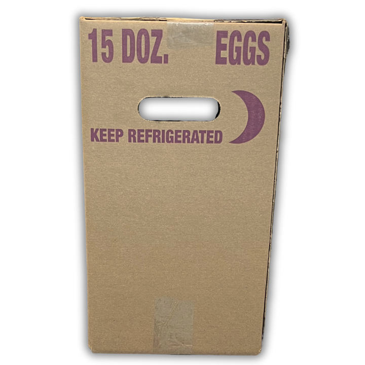 15-Dozen Vintage Egg Carton Shipping Case cardboard box