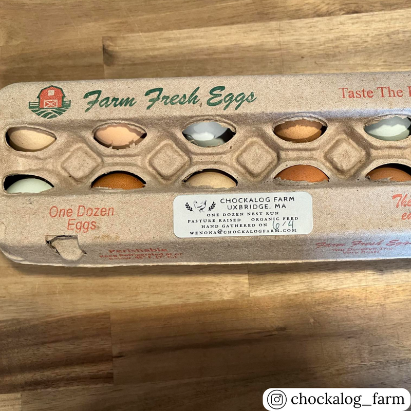 Farm fresh printed natural pulp egg cartons 