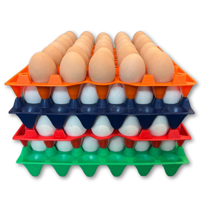 30-Cell Stackable Multi-Pack stacked with eggs