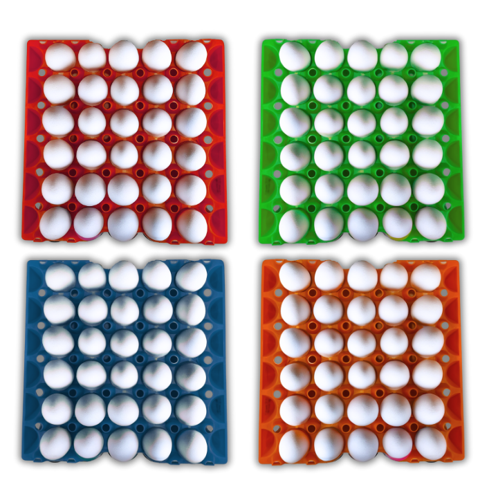 30-Cell Stackable Multi-Pack filled with eggs