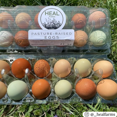 Clear plastic unlabeled egg carton with 12 cells, bulk pricing and quantities available
