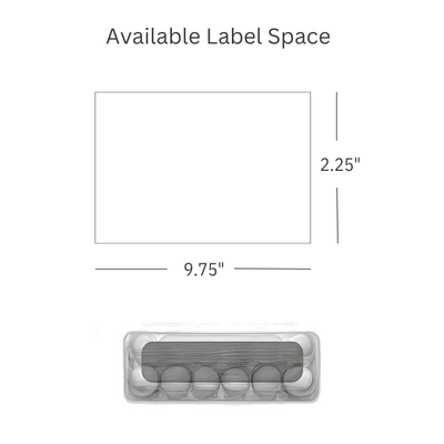 12-Egg Flat Top, Ovotherm Llabel space