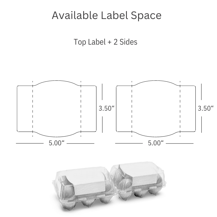 6-Egg Split, Ovotherm label space