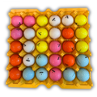 30-Cell Multi-Pack filled with golf balls 