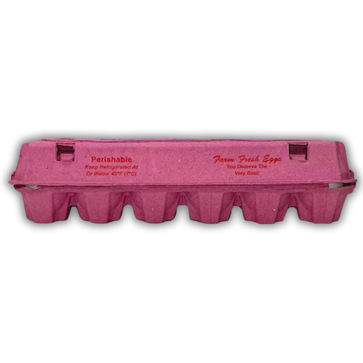 Pink Egg Carton Front