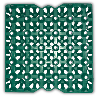 Green plastic washable 30-cell egg filler flat