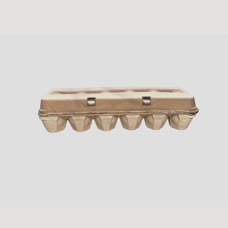 12 egg closed stock pulp carton 360 video