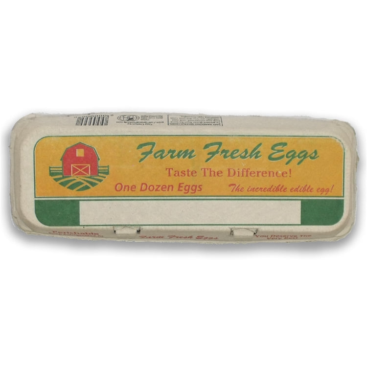 Flat-Top Egg Carton - Printed Wholesale