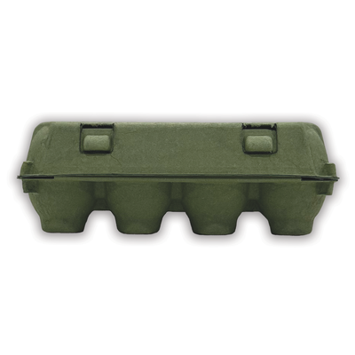 Army Green Vintage Egg Carton - 12 Egg