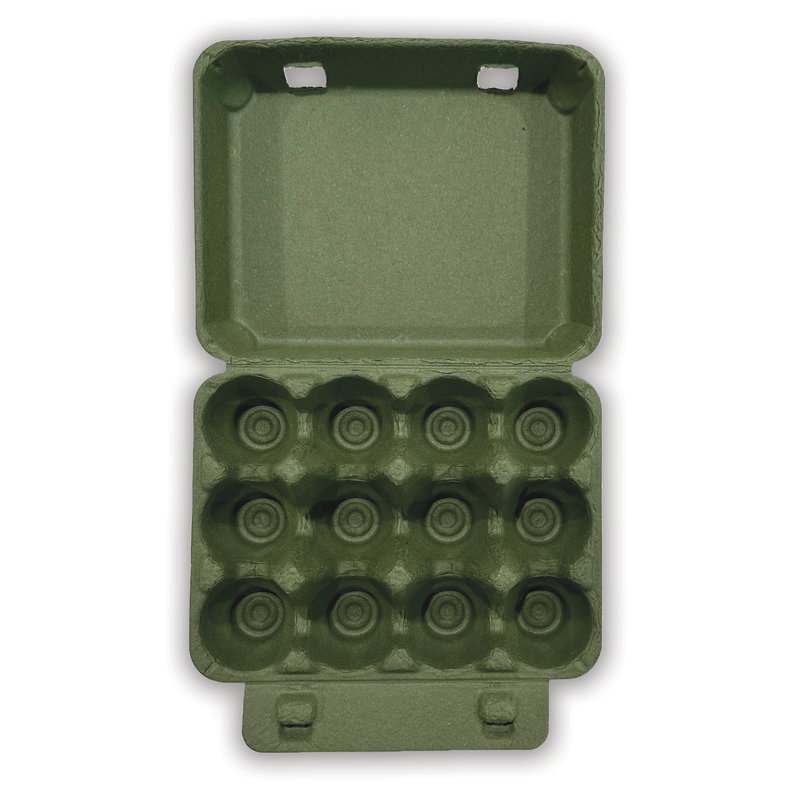 Army Green Vintage Egg Cartons