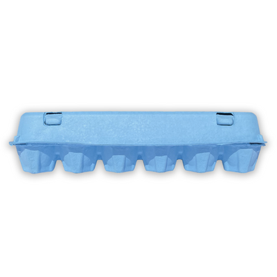 Blue Flat Top Egg Carton, in bulk