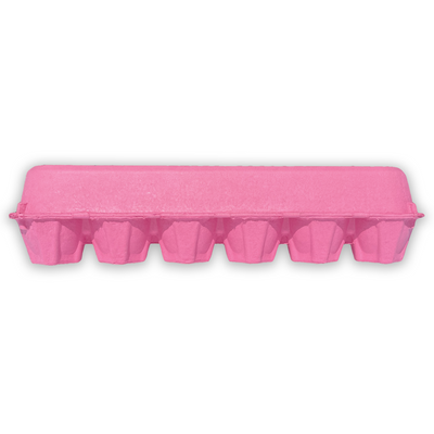 Pink Flat Top Egg Carton - Bulk Pricing