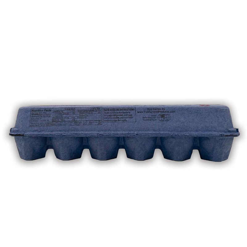 Open View Paper Egg Cartons, Wholesale Navy Blue